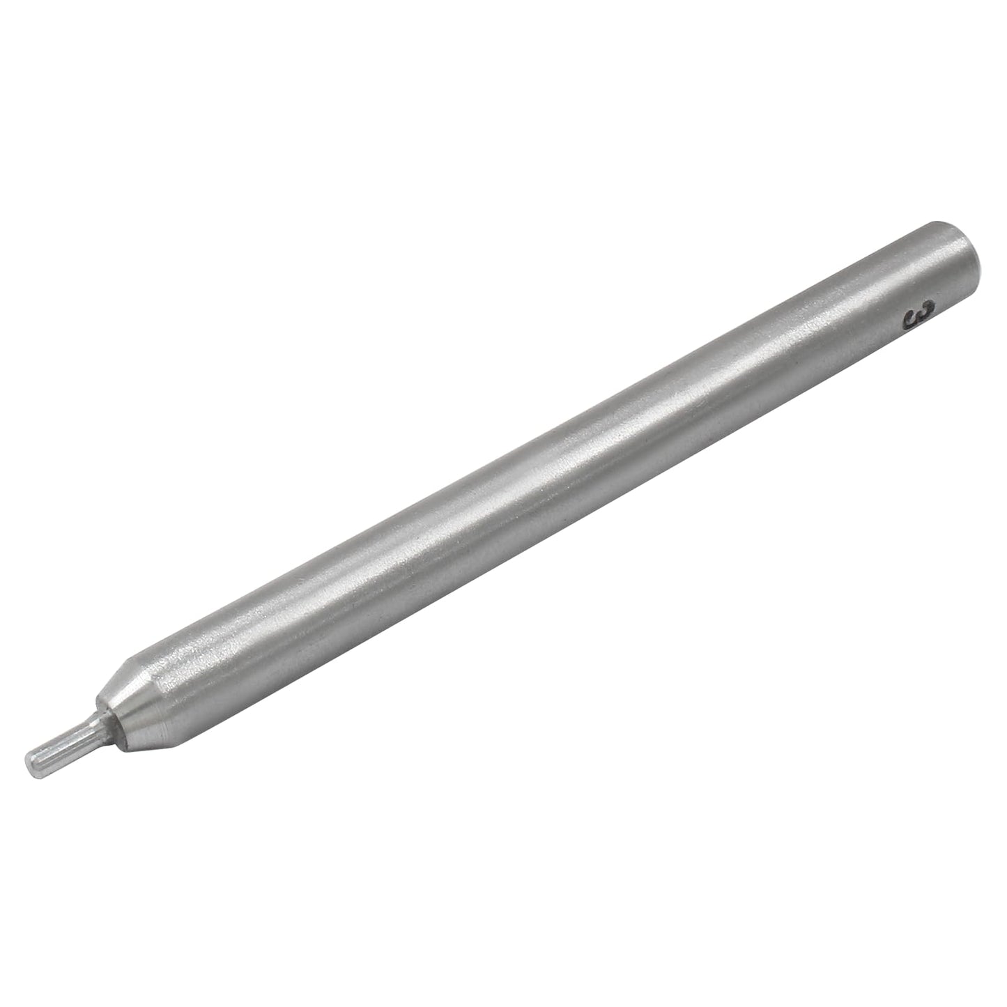 Litoexpe Eyelet Hole Punch Die Tool, 3mm Grommet Setter Hollow Punch (Includes Base & Ram) for Leather Craft Clothing Handbag Fabric Curtain DIY