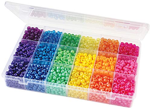 Beadery B6262 The Sparkles Pony Bead Box - approximately 2300 beads