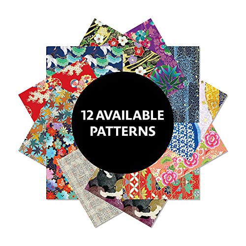 Origami Paper 500 sheets Japanese Washi Patterns 6" (15 cm): Double-Sided Origami Sheets with 12 Different Designs (Instructions for 6 Projects Included)