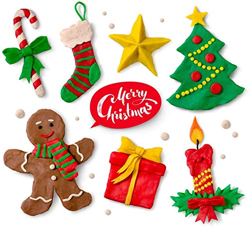 CiaraQ 24 Colors Small Block Polymer Clay Starter kit, Oven Bake Clay, DIY Molding Clay, Great for Kids, Beginners