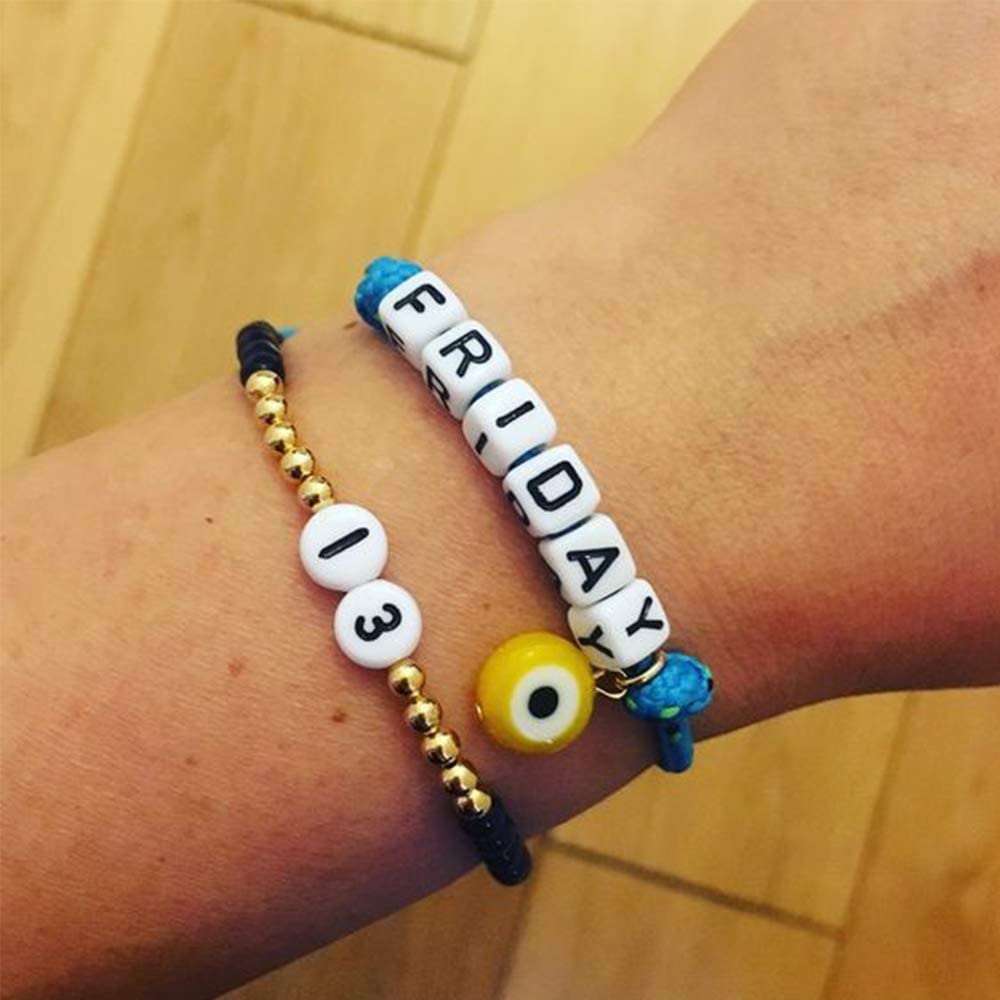 1440pcs Acrylic Letter Beads White Cube Sorted Alphabet Beads for Jewelry Making, Bracelets, Necklaces, Key Chains (6 x 6mm)