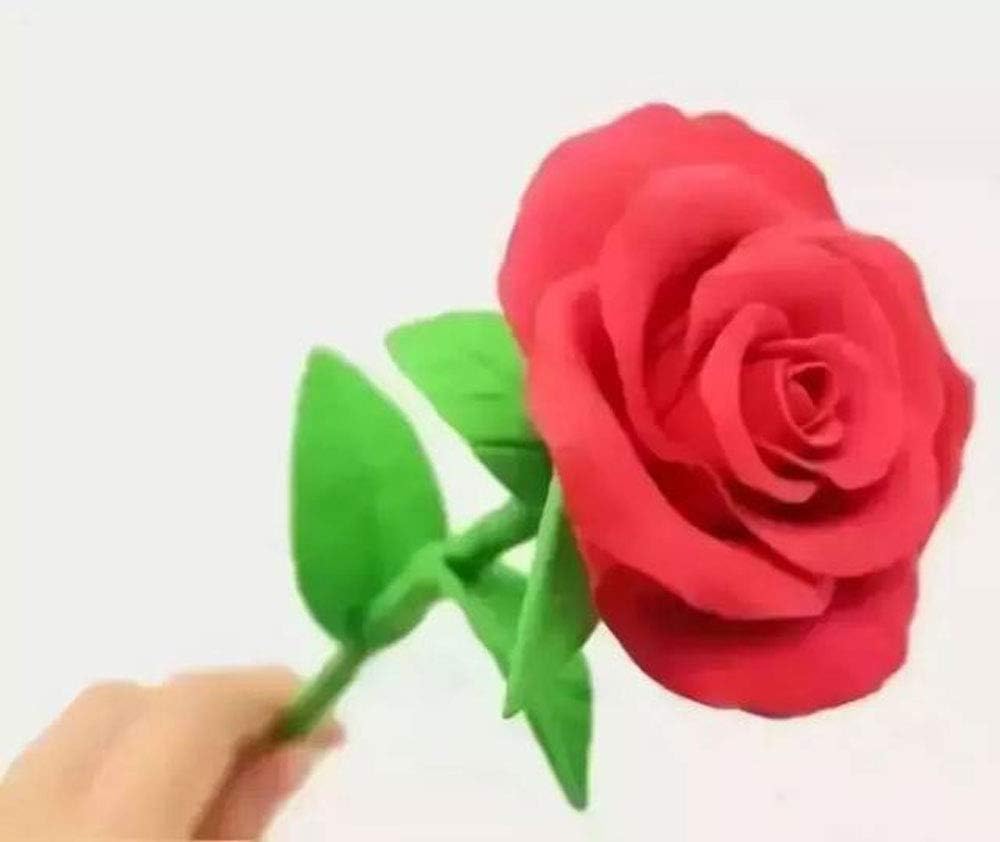 BOHS Red Modeling Foam Clay - 1.1 Lbs, Squishy,Soft, Air Dry -for Flower Mirror,Cosplay,Fake Bake, Slime Supplies-500g