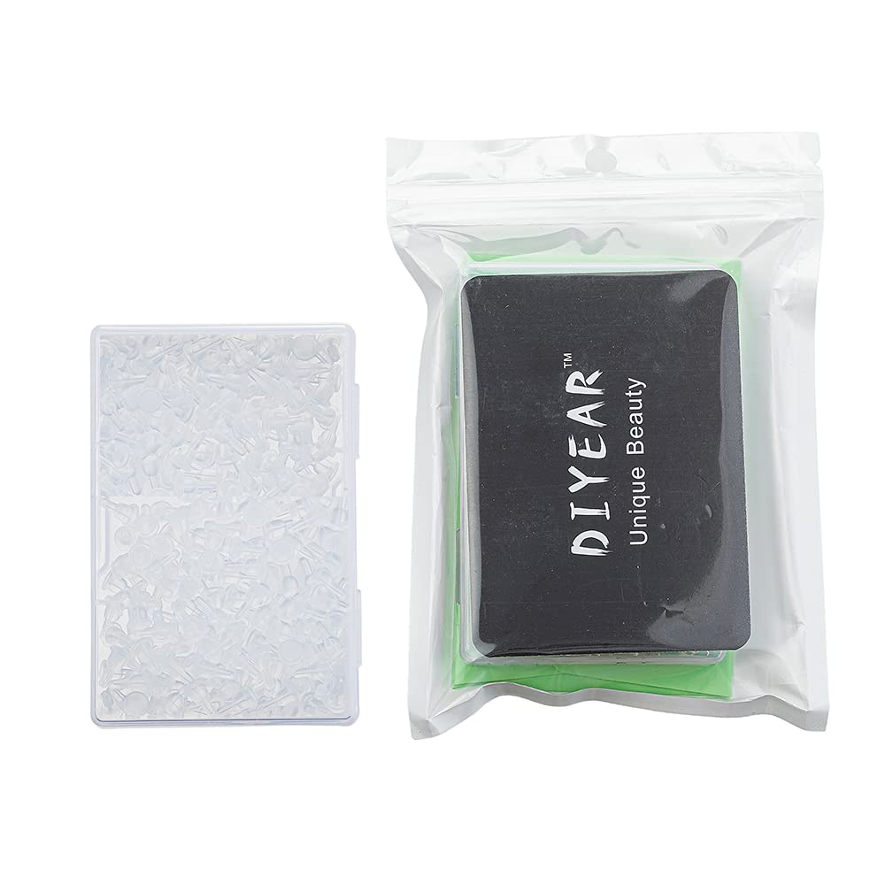 Clear Silicone Earring Backs - 150 Pcs / 75 Pairs Hypoallergenic Secure Push-Back Earring Stoppers for Stud Earrings, 10x6mm Full-Cover Studs Dust-Proof…