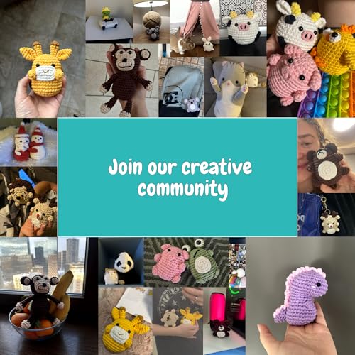 Easy Crochet Kit for Beginners Animals - Learn to Crochet Kits for Beginners - Bear Crochet Box