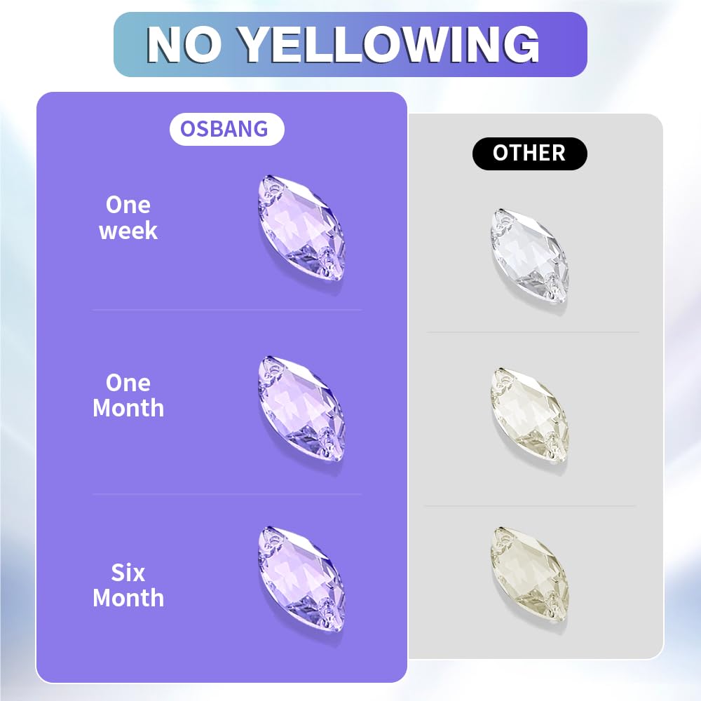 OSBANG Crystal Clear Hard UV Resin Upgraded Formula Ultraviolet Fast Curing Resin for Jewelry Making Craft Decoration, Hard Transparent Glue Solar Cure Sunlight Activated Resin Casting & Coating（300g）