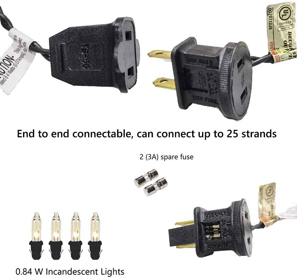 GOOTHY Halloween Pumpkin Lantern String Lights, 8.5Ft Halloween Orange Decorative String Lights with 10 Mini Jack-O- Lanterns Pumpkins, Plug in Outdoor Halloween Lantern Lights for Party Patio Garden