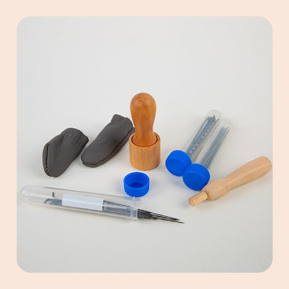 Needle Felting Kit, a Complete Needle Felting Set That Includes 1-8 Hole Handles, Various Sizes of Needles (coarse, Medium, and fine), and a Pen-Style Needle Felting Tool. This kit is Perfect