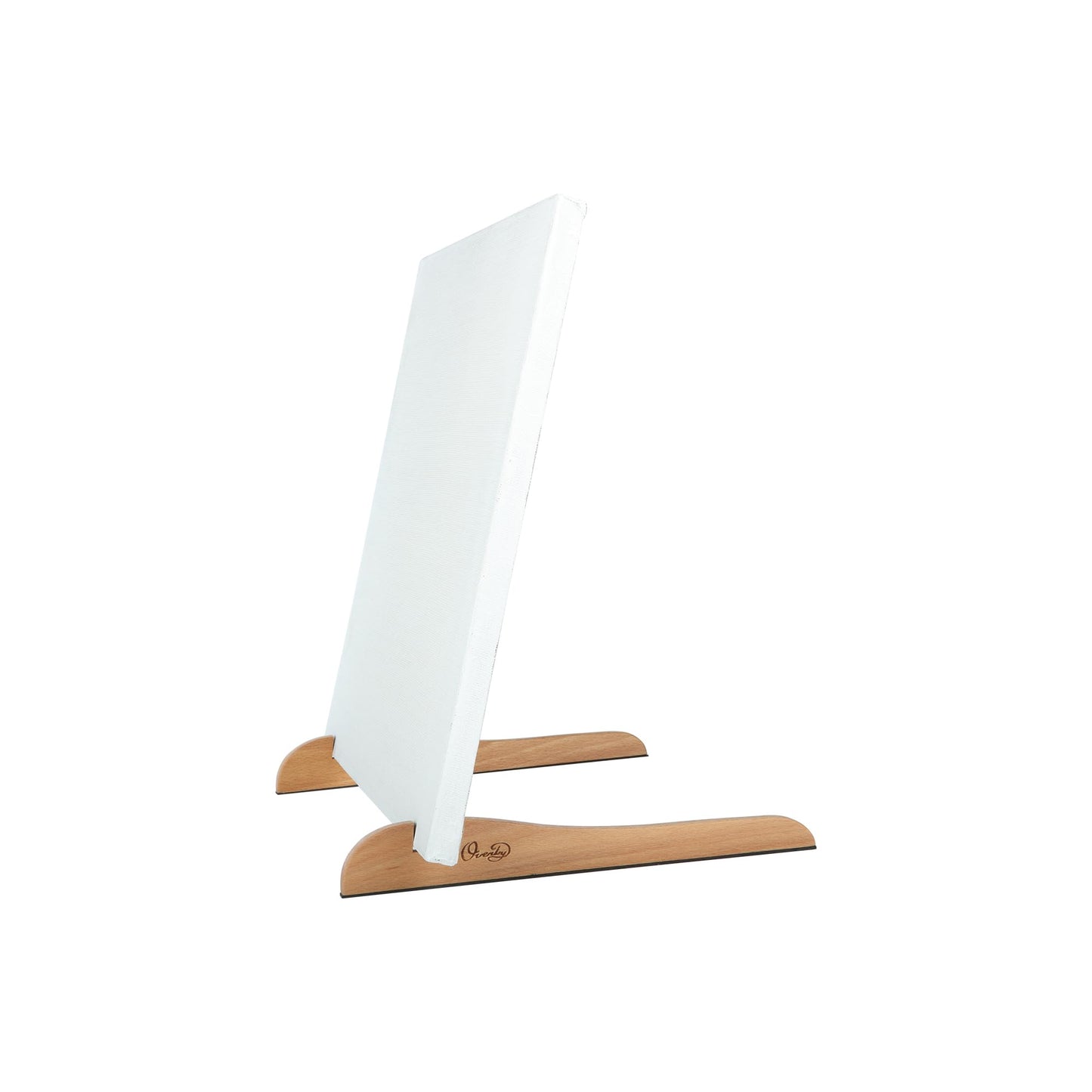 Creative Mark The Original Overby Tabletop Painting Easel, Portable Compact Easy Carry, Hold & Display Stretched Canvas Stable, 12" Inches, Natural Wood