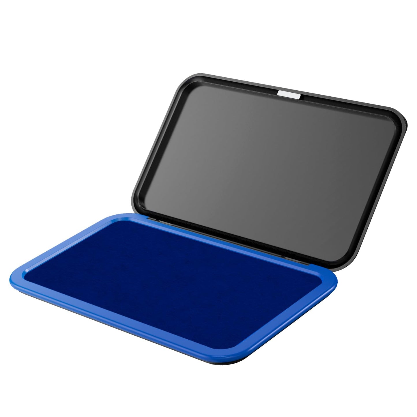 NEO MARK Large Stamp Pad - 3.50"x 6.25", Magnetic Lid, Premium Quality Felt Stamp Pad (Blue)