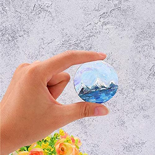 200 Pieces Unfinished Wood Slices, Blank Beech Round Discs for DIY Wooden Crafts(20mm/0.79inch)