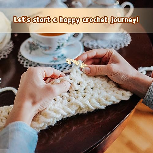 UzecPk 15mm Large Crochet Hook, Ergonomic Knitting Crochet Hooks, Huge Crochet Hook, Beginner Crochet Needle, Handle Crochet Supplies for Knitting Yarn Carpet Scarf Wool Roving