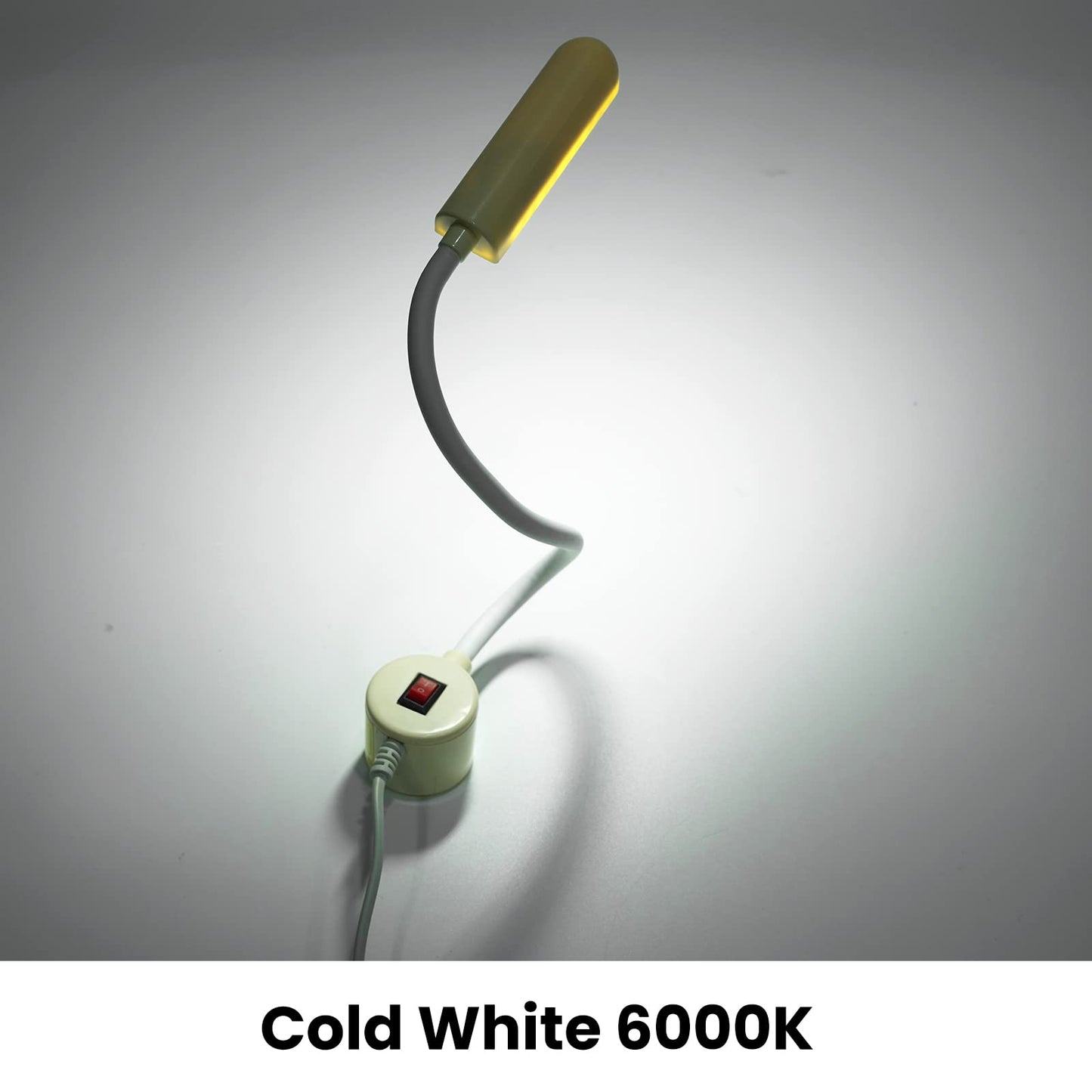 Bonlux Sewing Machine Light, 30 LEDs Flexible Gooseneck Work Light with Magnetic Mounting Base, 6W Portable Work Lamp for Workbench Lathe Drill Presses (2-Pack)