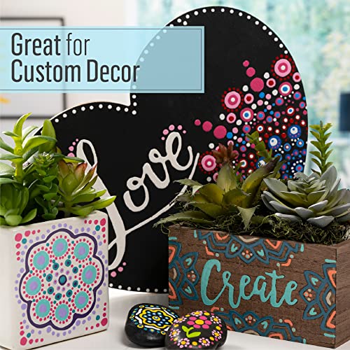 FolkArt Dots Set, 6 Piece Acrylic Paint Kit Featuring 6 Colors for DIY Indoor & Outdoor Multi-Surface Craft Projects, 49904