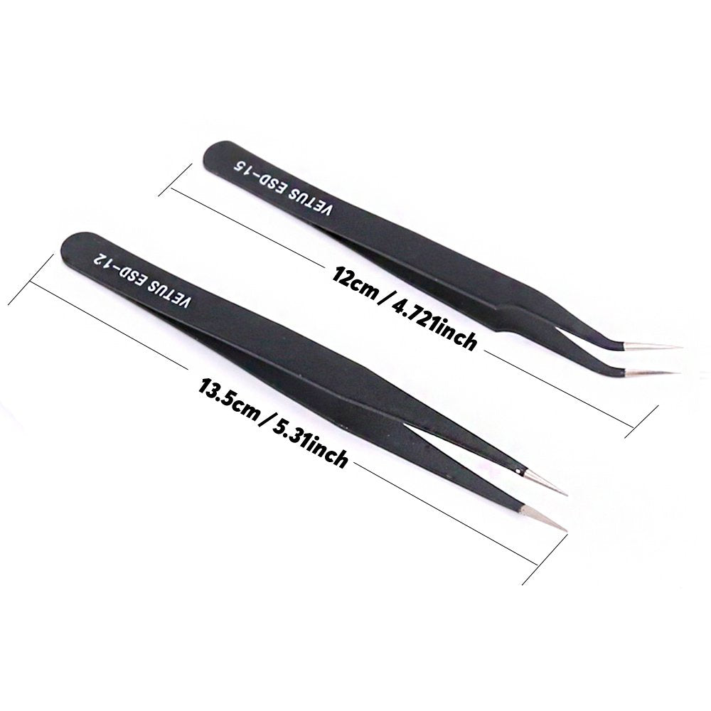 Rustark 9Pcs Model Tools Kit Hobby Building Tools Craft Set for Basic Model Building, Repairing and Fixing