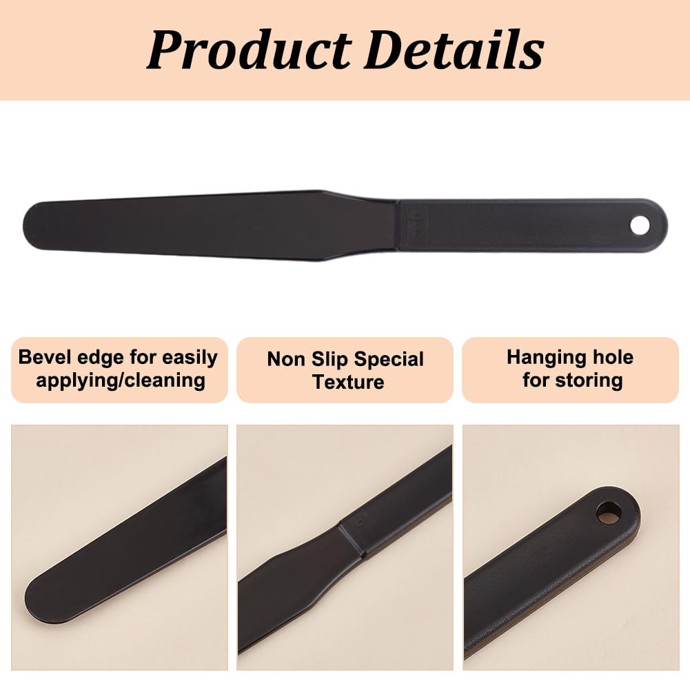 5PCS Screen Printing Spatula 1.2” Width Plastic Spatulas Ink Scoop Screen Printing Shovel Silk Screen Printing Shovel Goop Scoop Ink Spatula 5 Colors for Silk Printing