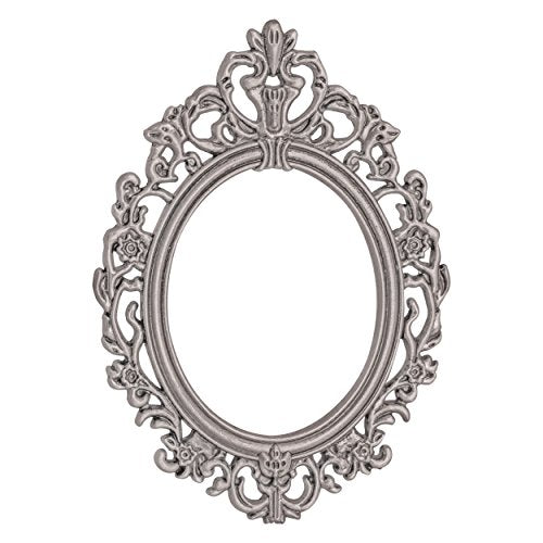 Tim Holtz Idea-ology Baroque Frames 2-Pack, 2.25 x 3 Inches Each, Antique Nickel Finish (TH93267),Silver