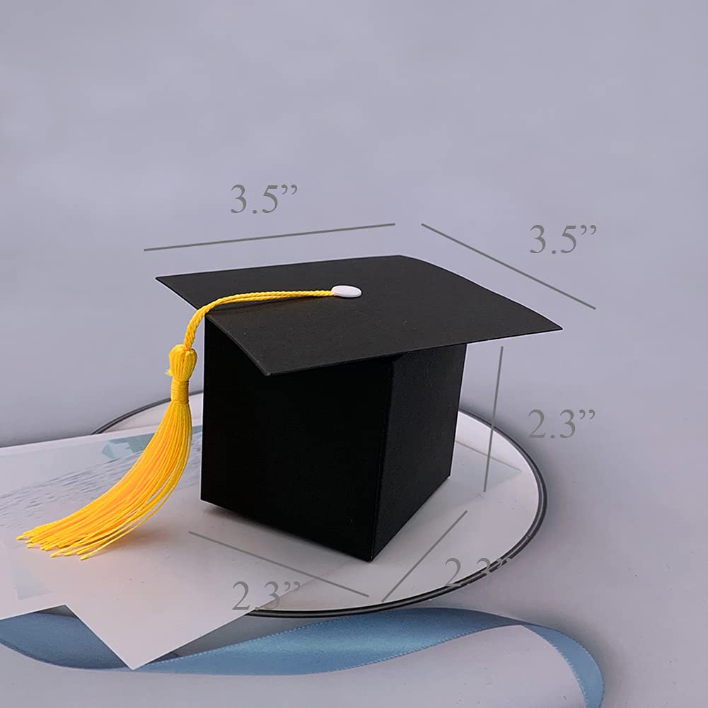 Suponey 30 Pcs Graduation Gift Boxes Candy Boxes for Graduation Keepsake Party Decorations