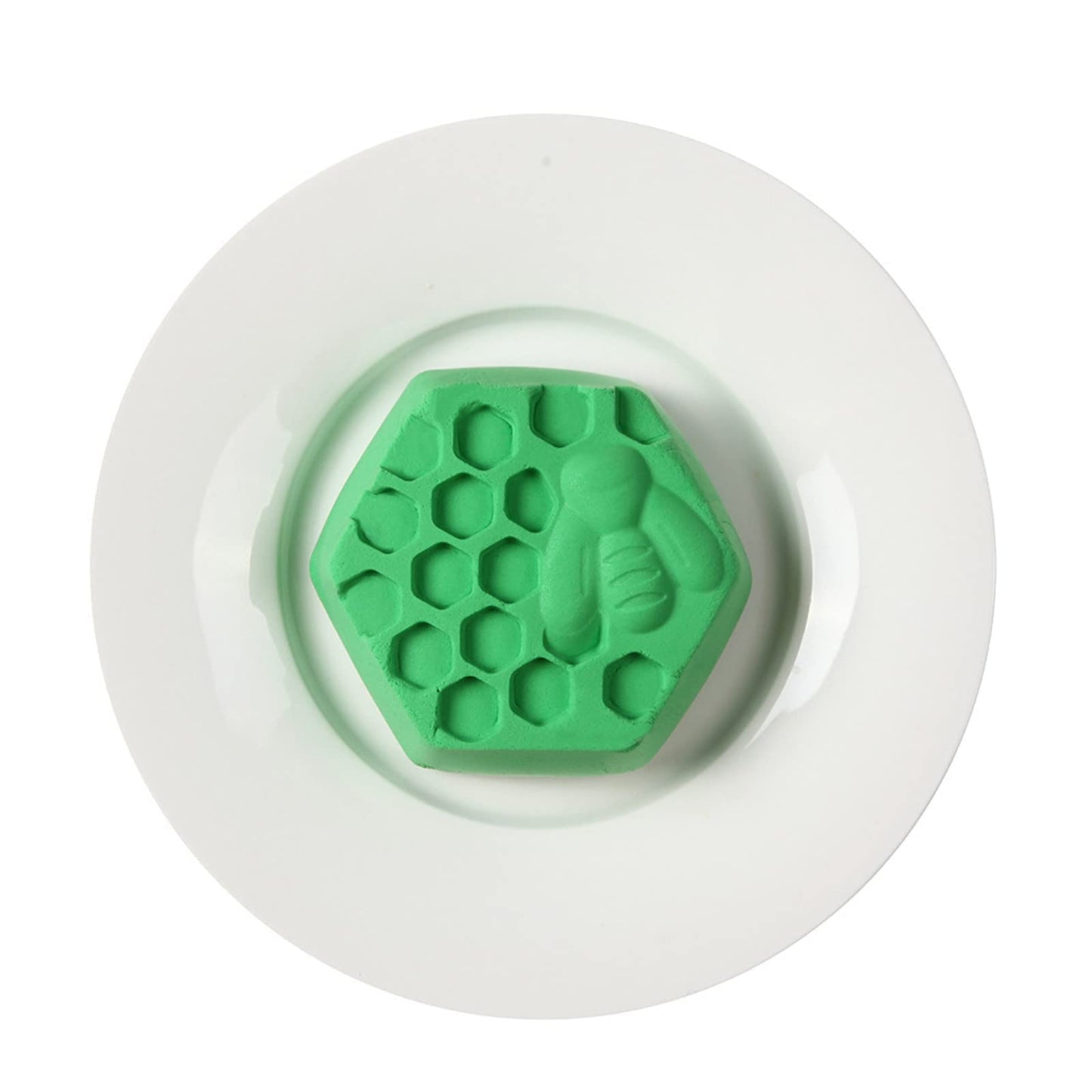 DD-life 2Pcs 3D Bee Silicone Soap Molds, Hexagonal Honeycomb Silicone Molds for Homemade Soaps Chocolate Jelly Cake Making