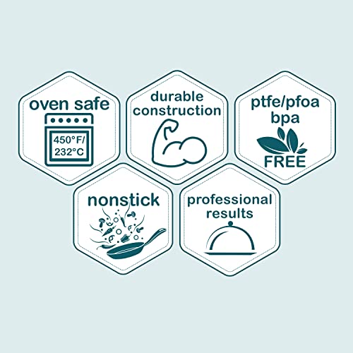 Chicago Metallic Non-Stick Toaster Oven Bakeware Set, 4-Piece, Carbon Steel