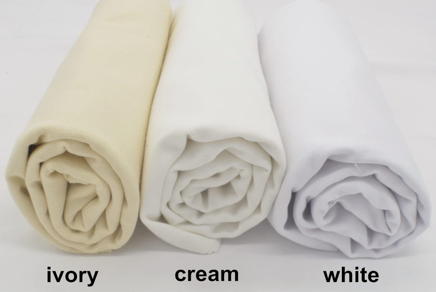 Embroidery Fabric Squares Cotton, 10 Squares of 10 x 10-inch, Cream