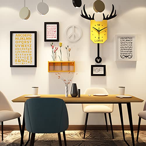 BENECREAT 4PCS 4x7 Inch Metal Engraving Stencils Letter Number Metal Stencils for Wood Carving, Drawings and Woodburning, Engraving and Scrapbooking Project