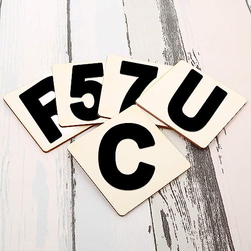 Unfinished Wood Pieces 80 Pcs 3"x3" inch Wood Board Wooden Squares Wooden Cutout Tiles, Rustic Craft Wood for Home Decoration, DIY Supplies