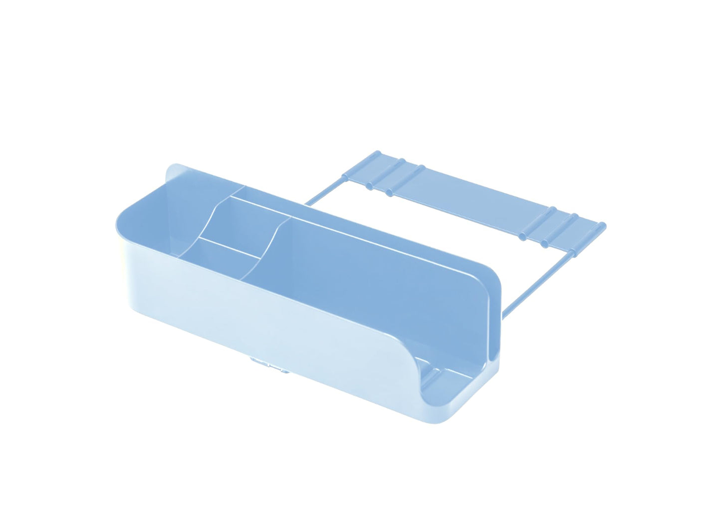 Squirrel-Bedside Perch, Floating Organizer with USB-C & A Charging Ports, Great Bedside Shelfie, Gift for teens and college freshman, for Gamers, Dorm room gifts. Assembly in 1 minute. Light Blue