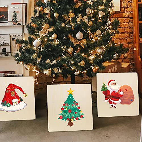 FSWCCK Pack of 8 PCS 12 x 12 Inch Craft Wood, Plywood Board Basswood Sheets, Perfect for DIY Projects, Drawing, Painting, Laser, Wood Burning, Wood Engraving and Laser Projects