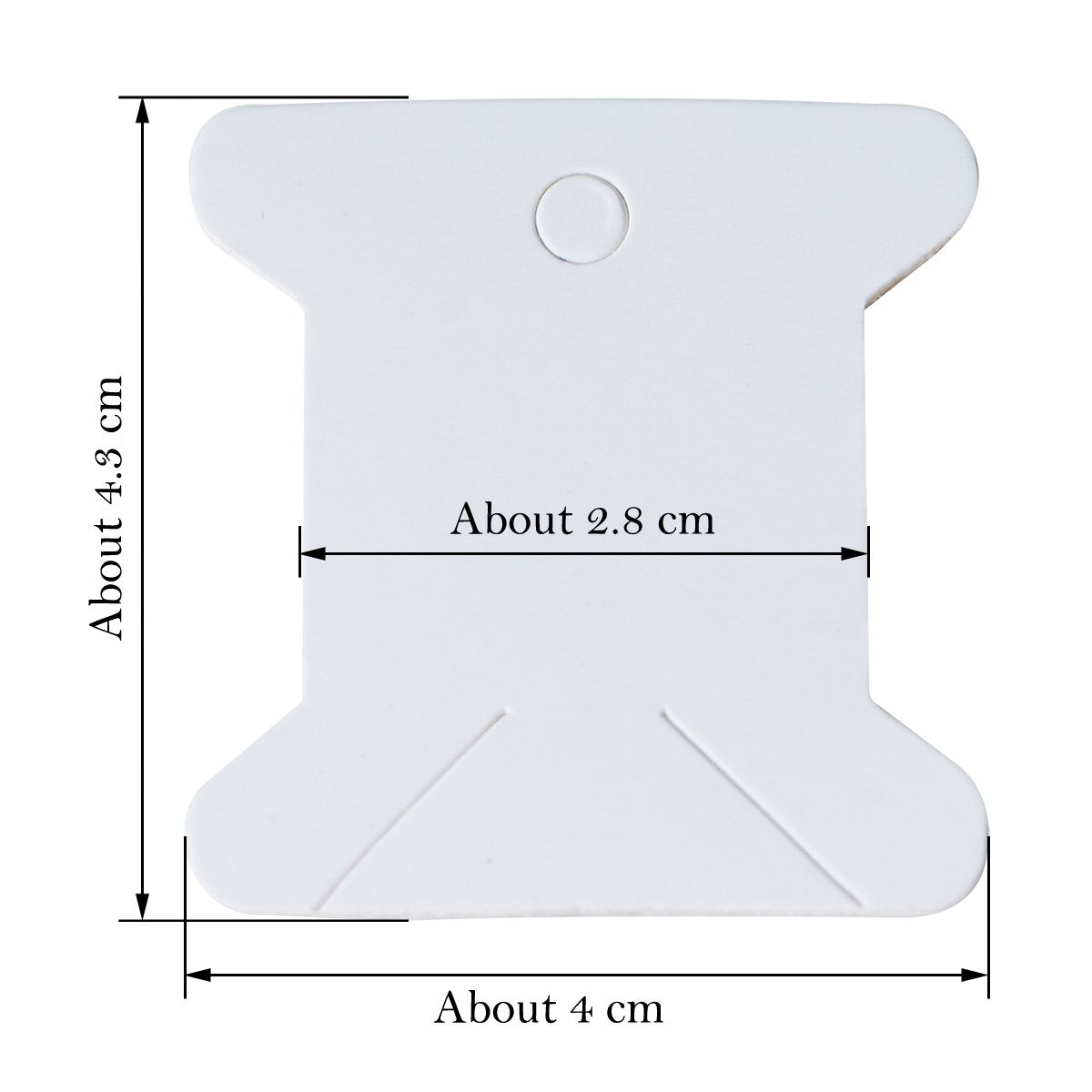160 Pcs Paper Floss Bobbins for Embroidery Floss Organizer, Cross-Stitch Bobbins Card Thread Holder,Wrap and Store Floss,Craft DIY Sewing Storage,with free set of 6 needles and 1 threader（WHITE)