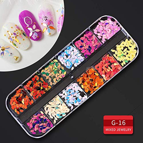 Artdone 9 boxes Nail Rhinestones,Nail Gems Nail Diamonds,Nail Art Studs Nail Crystals Nail Sequins for Nails Kit with 1 Tweezers and 3 Pen for Nail Art Supplies Accessories………