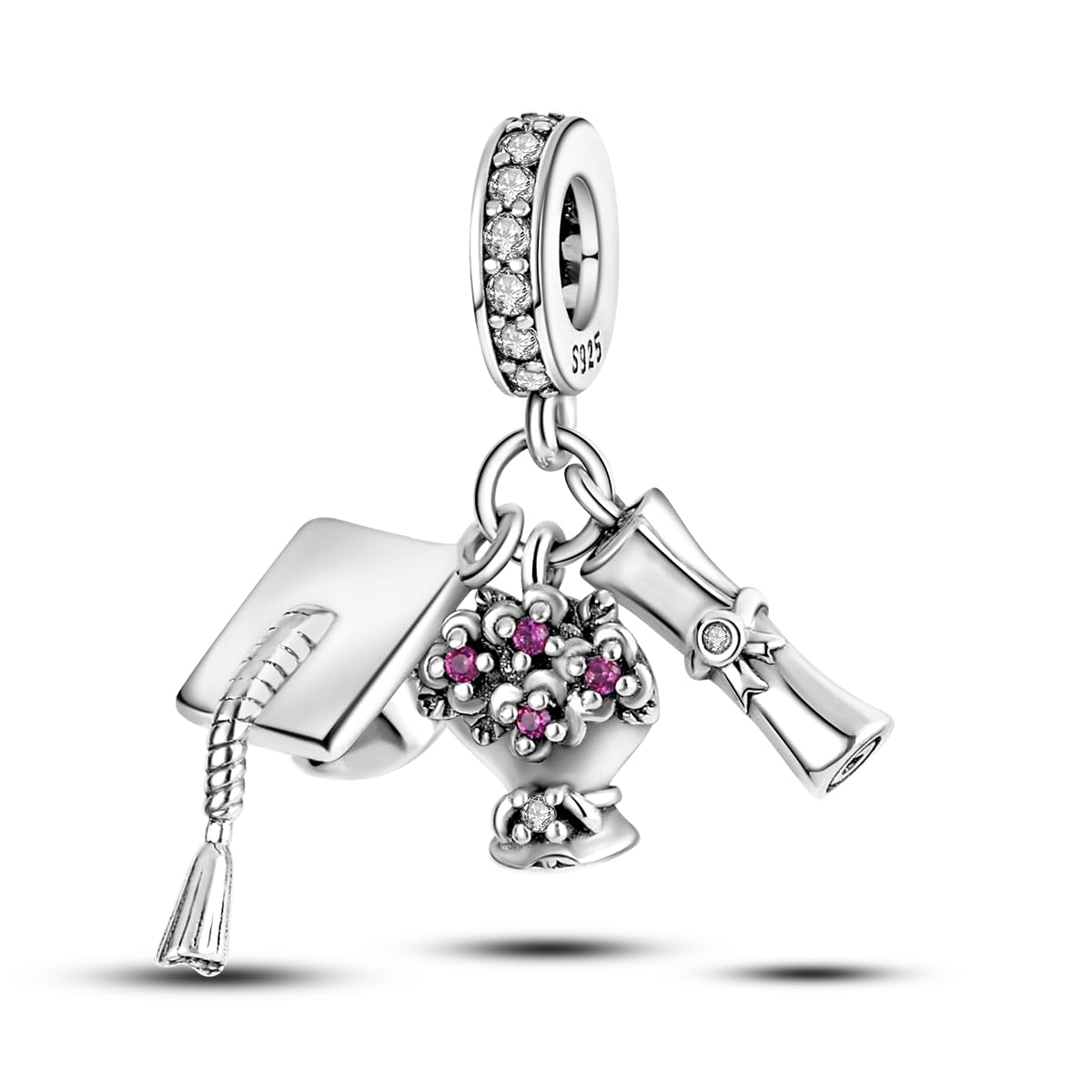 MULA 925 Sterling Silver Charms for Bracelets and Necklaces Beads Dangle Pendants Jewelry Charm for Women