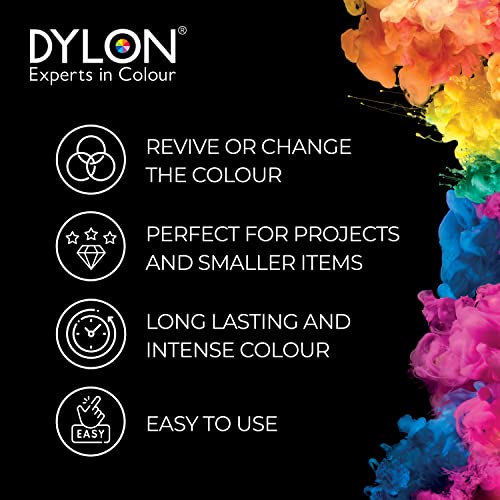 Dylon Hand Fabric Dye Sachet for Clothes & Soft Furnishings, 50g – Tropical Green