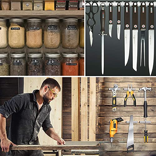 LOVIMAG Powerful Neodymium Bar Magnets, Rare Earth Metal Neodymium Magnet - 60 x 10 x 3 mm, Pack of 24