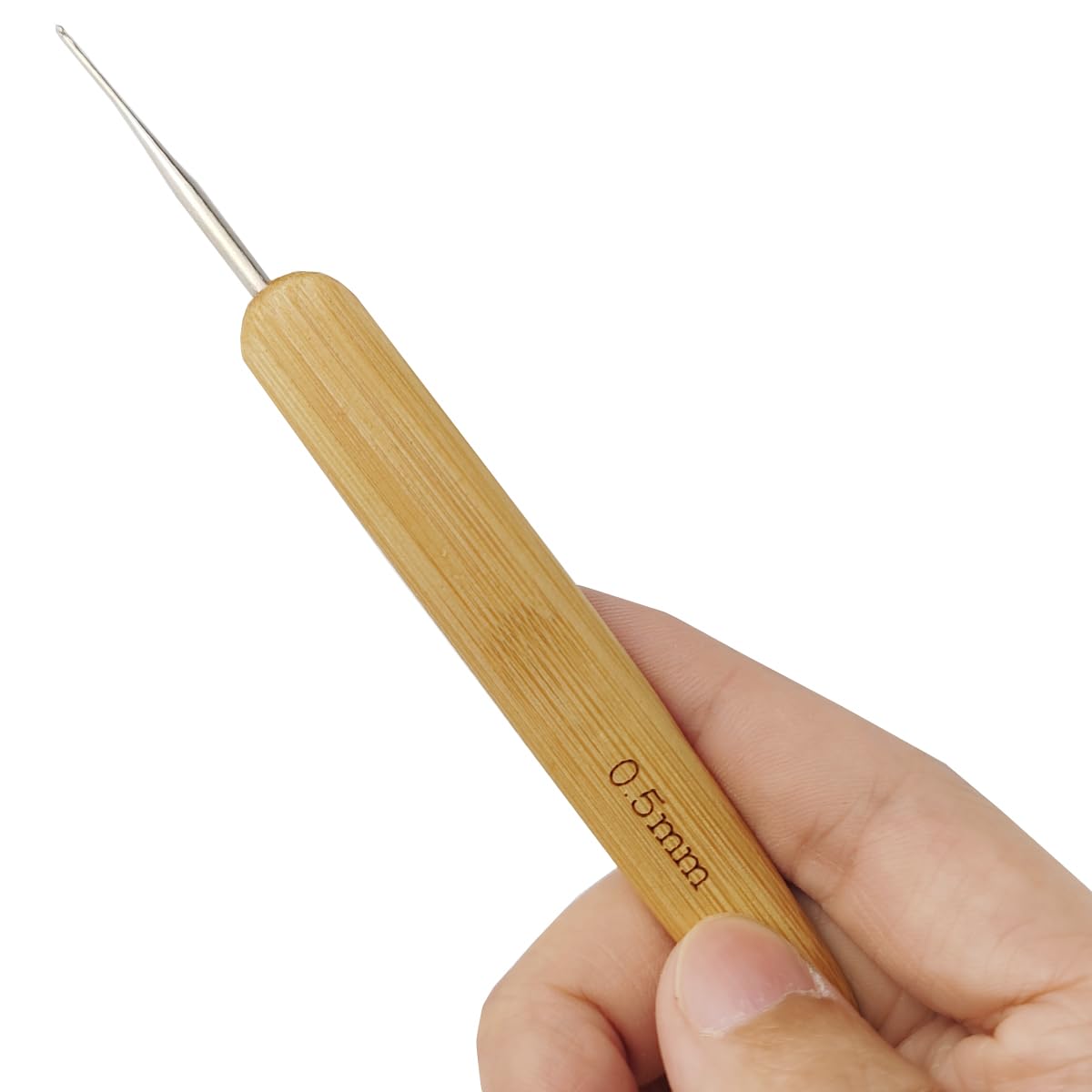 GXXMEI 9PCS Dreadlock Crochet Hook for Hair Dreadlock Needle Tool for Braid Craft Dread Locks Crochet Needles 0.5mm 0.75mm 1mm 1.75mm