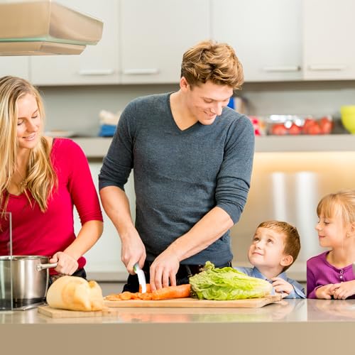 13 Pieces Montessori Kitchen Tools Cookware Baking Toy for Toddlers Kids, Toddler Safe Knife Set for Real Cooking, Cutting Boards, Crinkle Cutter, Serrated Edges and Wooden Safe Knives
