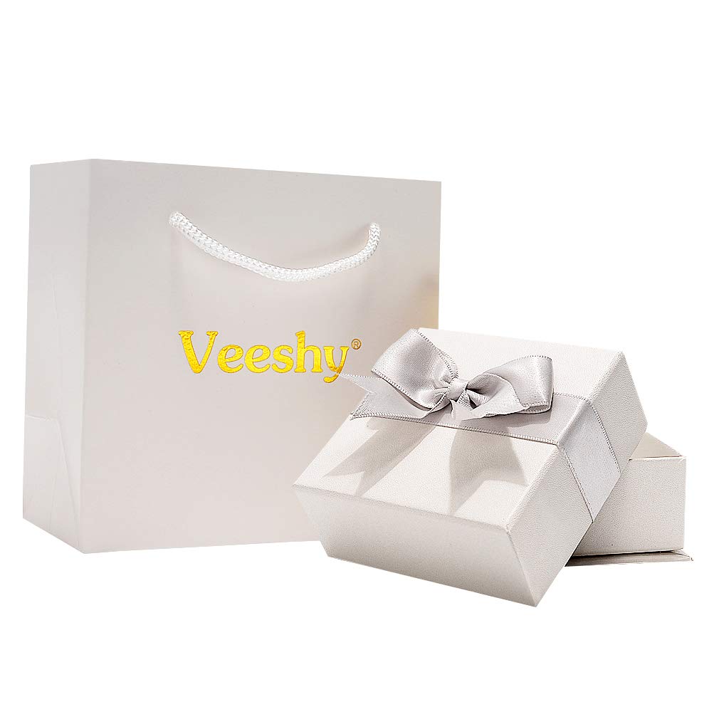 Veeshy Mama Bear Cuff Bracelets, Mother with Two 2 Cubs Bangles, Womens Stainless Steel Jewelry, Christmas Birthday Thanksgiving Gifts for Mummy Mom
