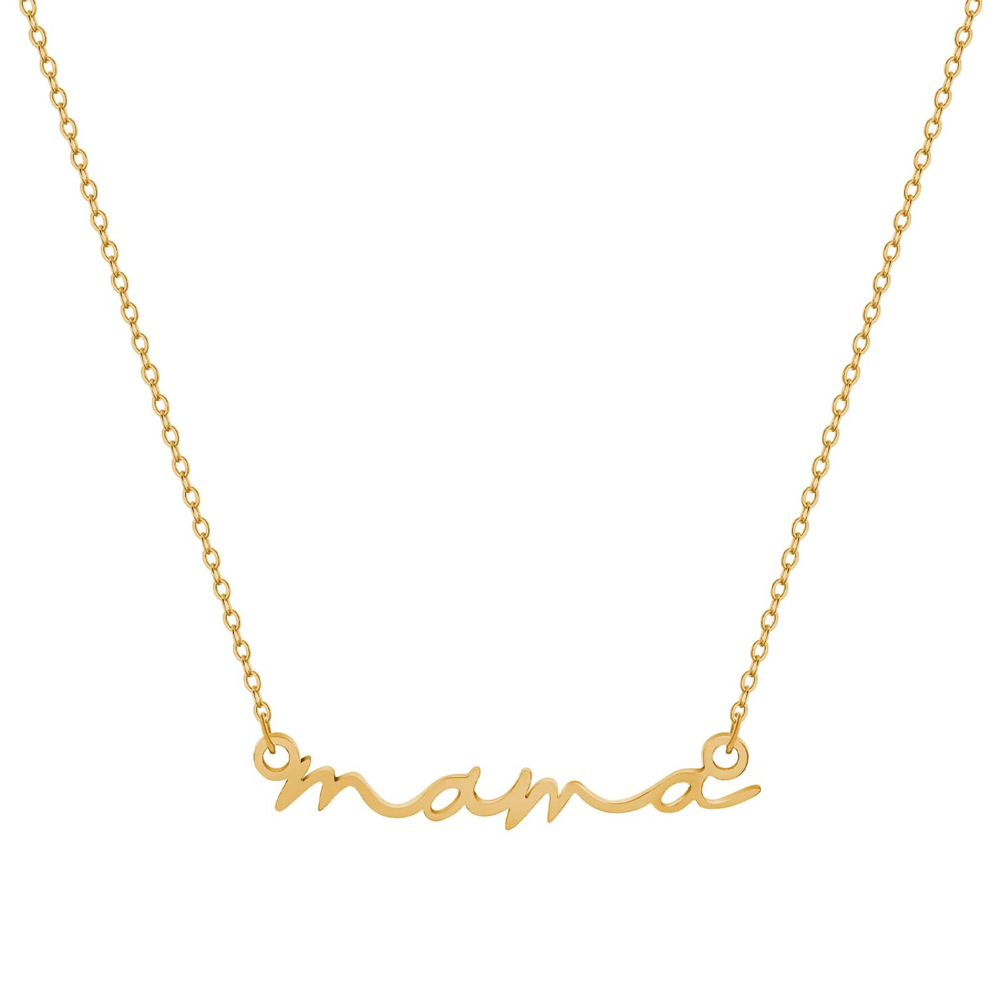SLOONG Mama Necklaces for Women, Gifts for Mother, 14K Gold Plated Dainty Mother Matching Gift Non Tarnish Jewelry, Gifts for New Mom