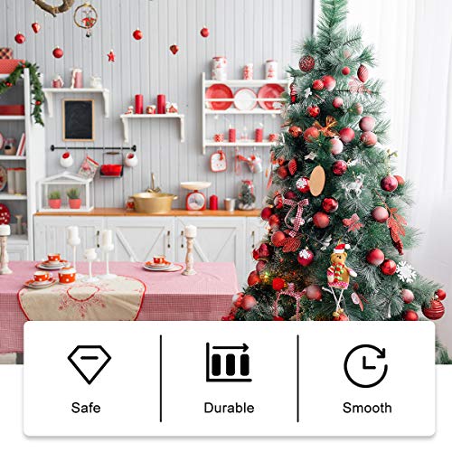 20pcs Unfinished Wood Cutouts - Oval & Round Shapes for DIY Crafts, Wedding, Christmas Ornaments & Gifts