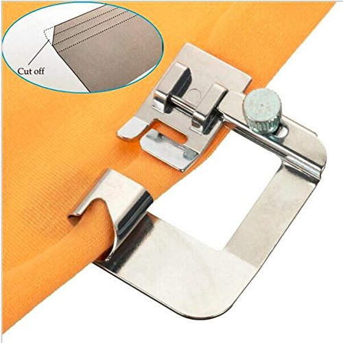 HONEYSEW Rolled Hemmer Presser Foot for Brother Singer Janome Sewing Machine 7pcs in 1 Set