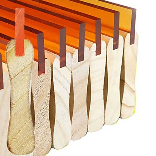 INBYME Silk Stencil Screen Printing Squeegee, 3 Size 5.9 inch/9.4 inch/13.7 inch Water Squeegee, 75 Durometer Wooden Ink Scraper for Screen Printing
