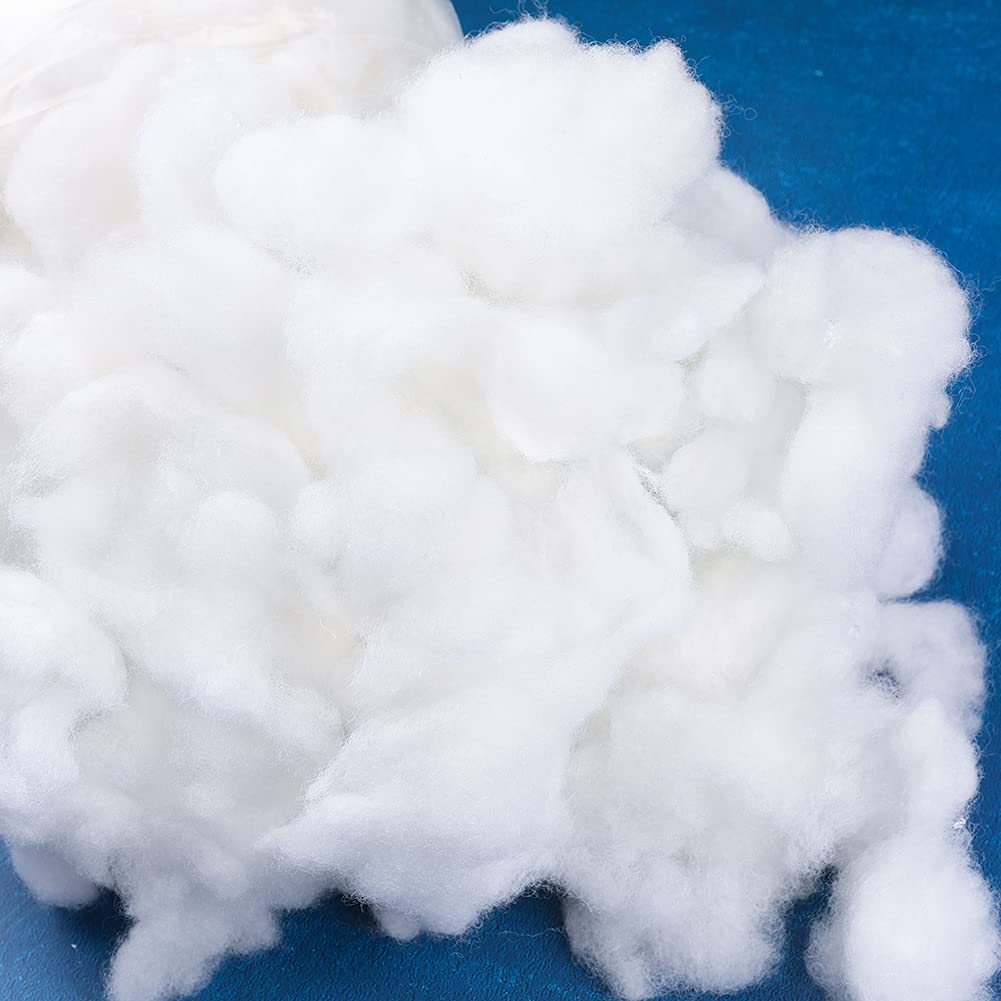 BUTUZE Premium Polyester Fiber Fill, High Resilience, for Stuffing Small Dolls, Part Pillow Comforter DIY, 100g/3.5oz, Recyclable