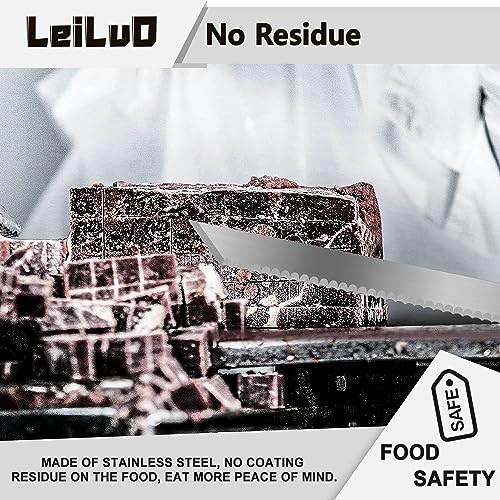 LEILUO 9-Inch Soft Material Cutting Reciprocating Saw Blades 2 Piece Stainless Steel Sawzall Blades for Cutting Meat Sponge Fiber with Storage Case
