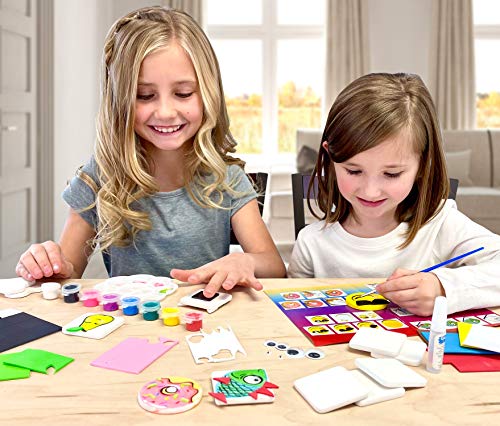 Hapinest DIY Mini Tile Fridge Magnet Arts and Crafts Kit Gifts for Kids Girls Boys Ages 8 9 10 11 12 13 Teen Years and Up