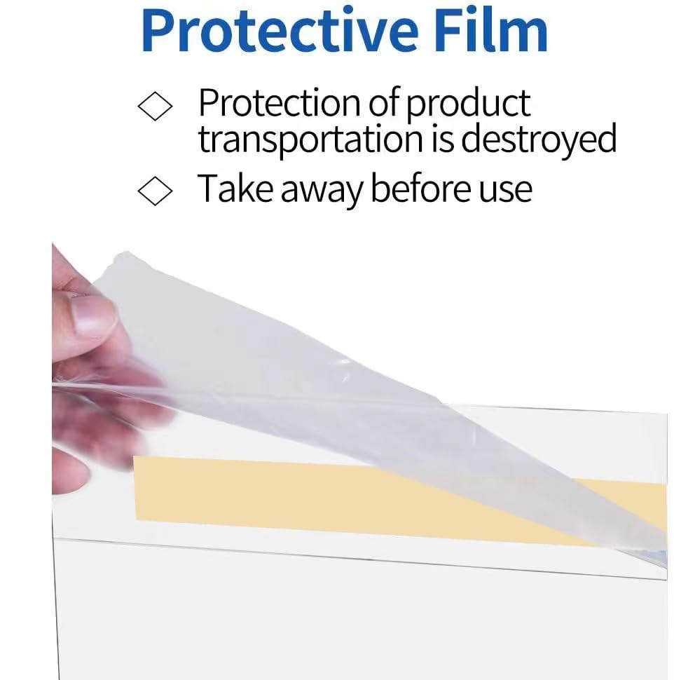 5x7 Acrylic Picture Frame,Set of 6,Clear Photo Frame Display 5x7 Pictures, Wall Mounted Clear Photo Frame Display Pictures for Home, School, Office