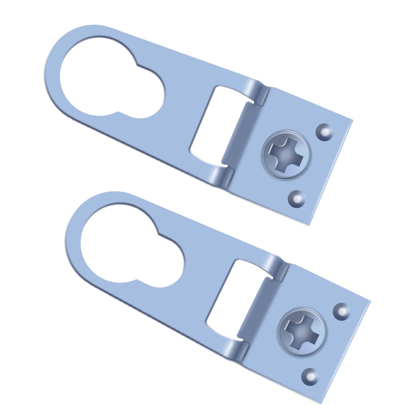 30 Sets of Metal Frame D-Ring Picture Hangers with Screws and Screwdrivers - for Open-Type Frame Channels Will Not Damage Photo Frames