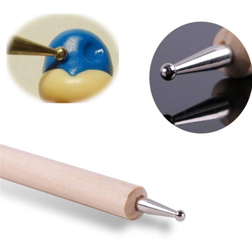 14 Pcs Dotting Tools Ball Styluses with Box, Dotting Tools Set Rock Painting, Pottery Clay Modeling Embossing Nail Art