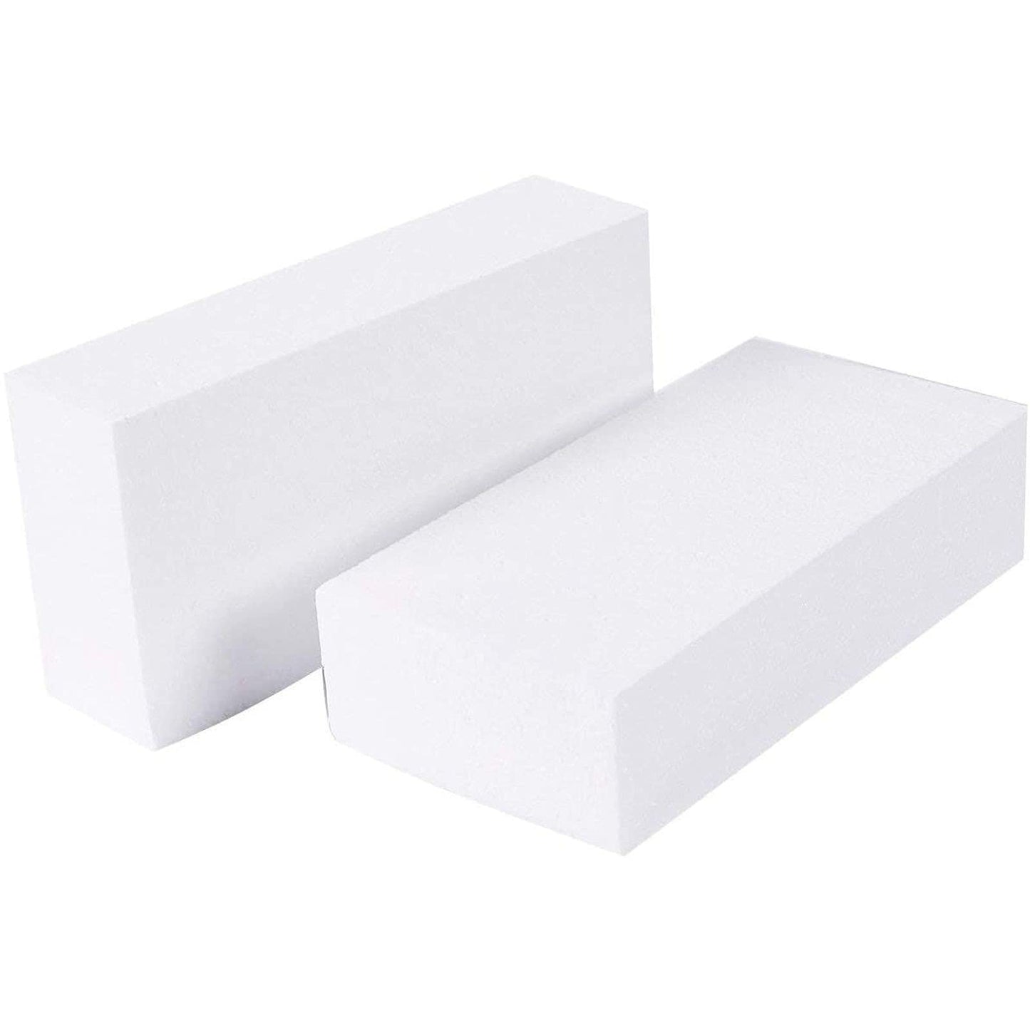 Juvale 6 Pack Foam Blocks for Crafts - Polystyrene Brick Rectangles for Art Sculpting, Flower Arrangements, DIY, Packing (8 x 4 x 2 in)
