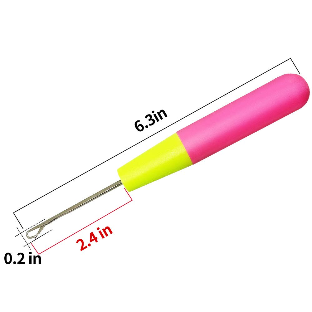 ZuoAnLF Latch Hook Kits for Adults Kids,Soft Simple Embroidery DIY Latch Hook Craft Kit with Printed Pattern Include Latch Hook10x10 Inch (Love)