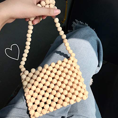 600 Pieces 20mm and 16mm Wood Beads Unfinished Natural Wooden Loose Beads Round Ball Wood Spacer Beads for Crafts DIY Jewelry Making