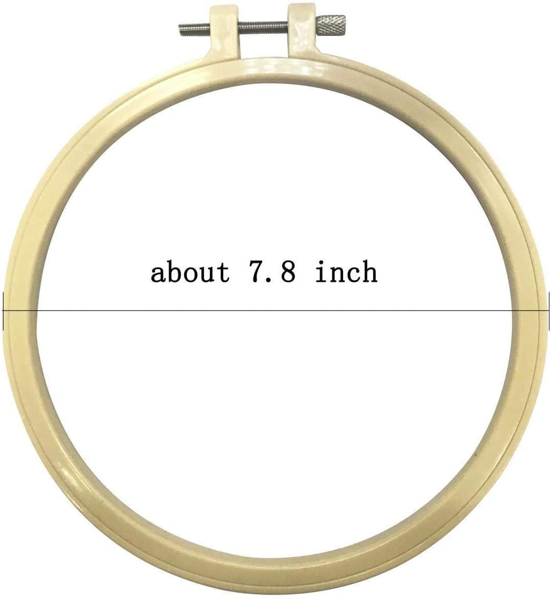 Maydear Embroidery Kit for Beginners Adults with Flower Pattern, Cross Stitch Kits, French Stamped Embroidery Starter Kit Including Embroidery Hoop Color Threads and Embroidery Scissors